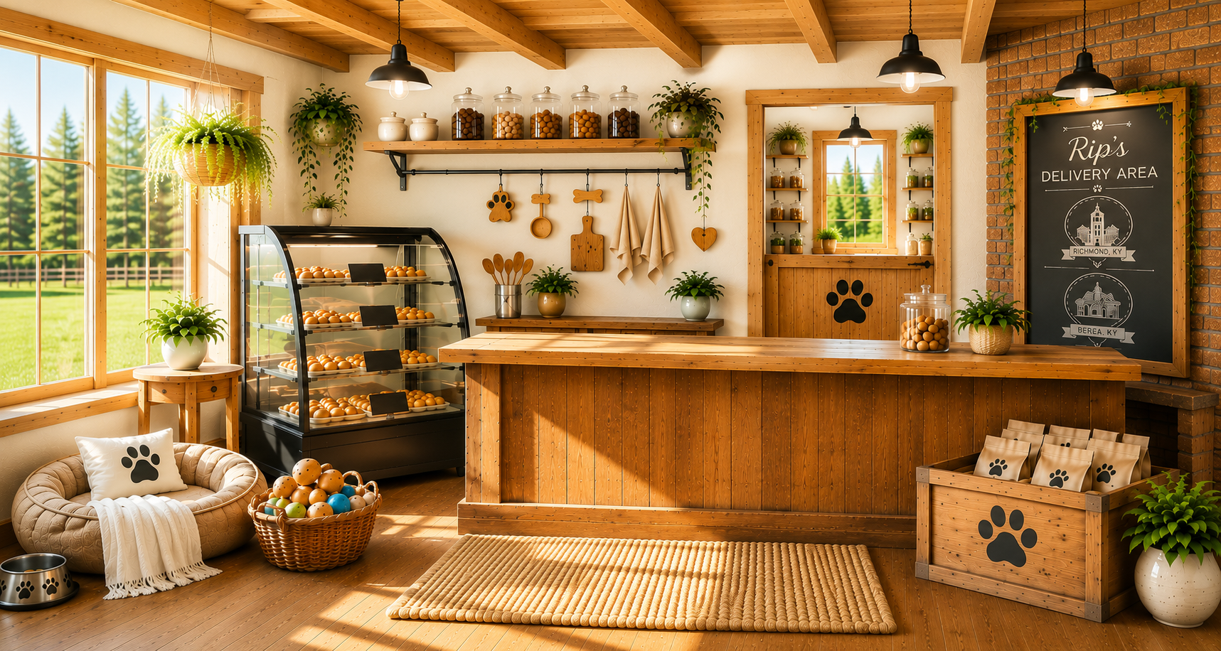 Inside Rip's Barkery